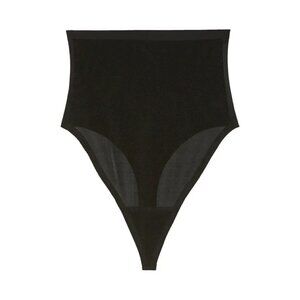 SKIMS Power Mesh High Waist Thong Sz Small Onyx SH-HWT-0251 Underwear Shapewear